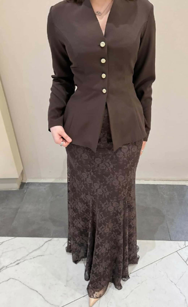 Ensemble jupe en dentelle