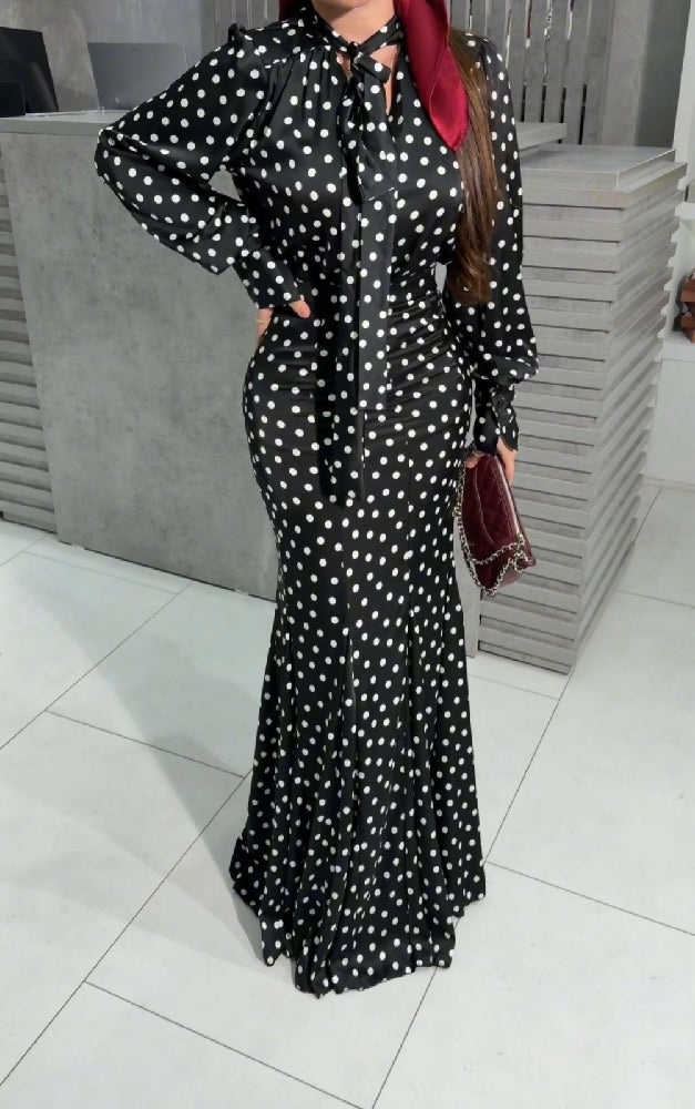 Robe à pois