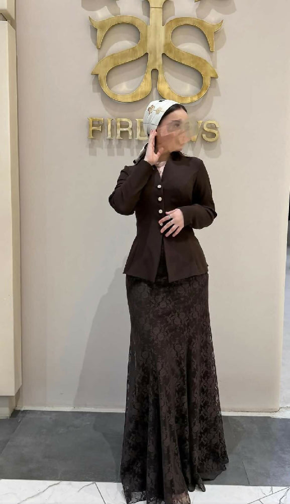 Ensemble jupe en dentelle