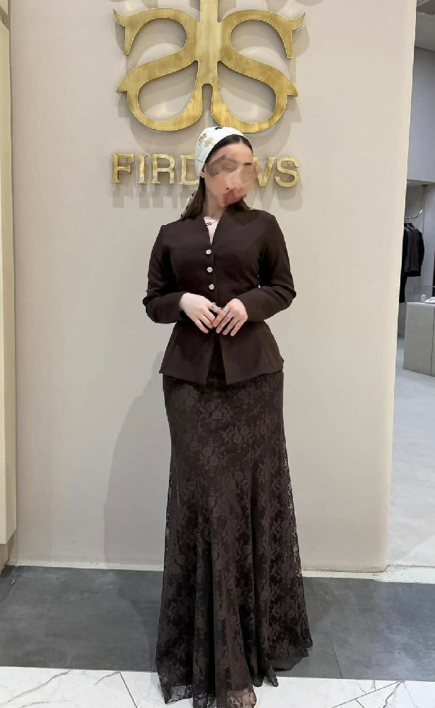 Ensemble jupe en dentelle