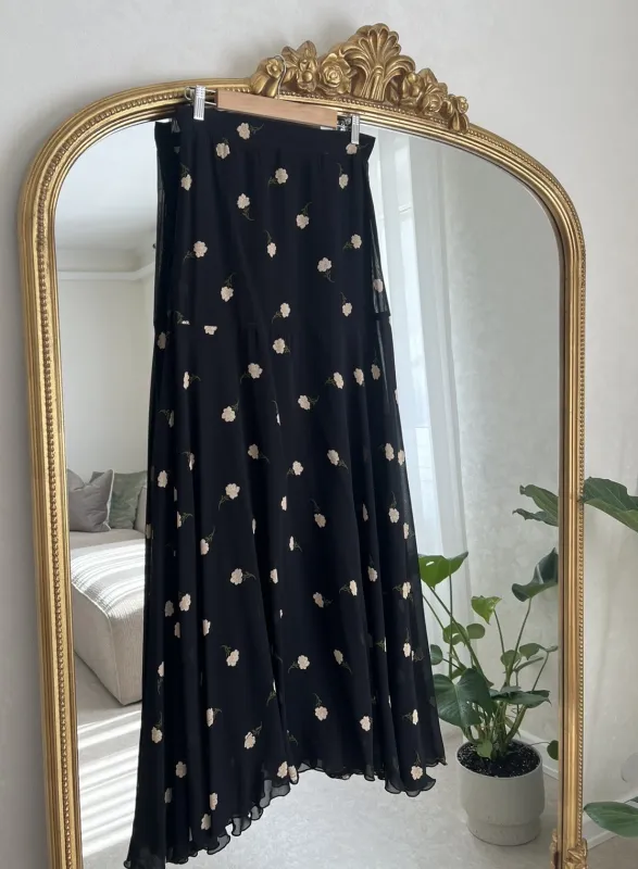 Jupe en crêpe chiffon