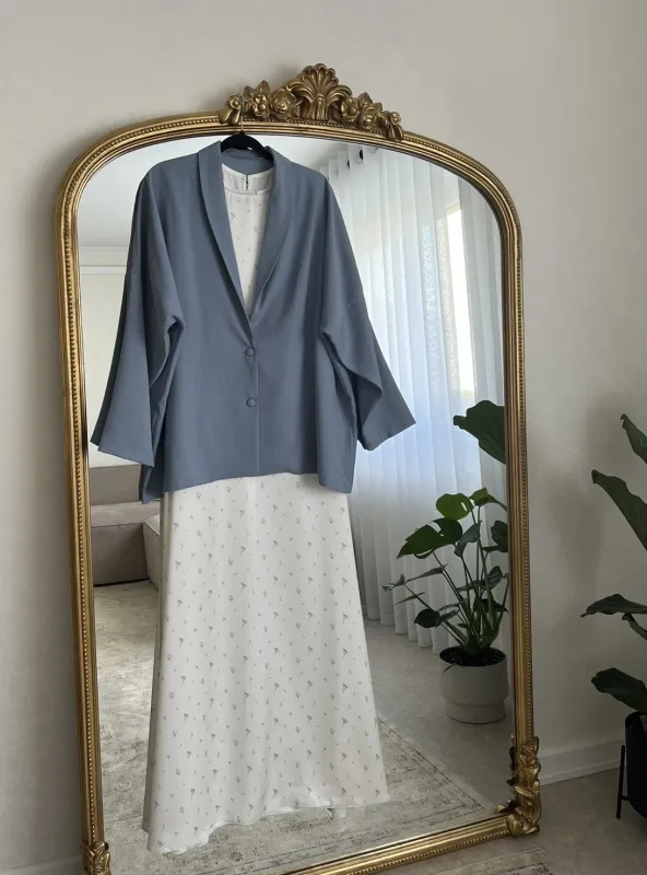 Ensemble en soie et tencel